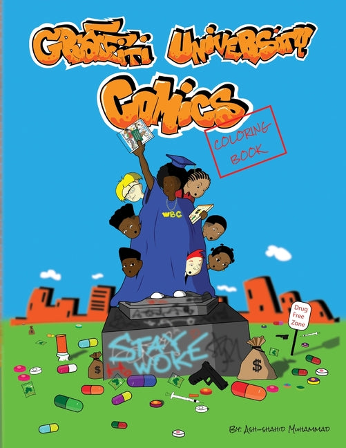 Graffiti University Comics Coloing Book