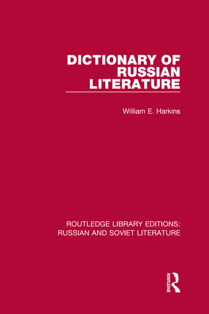 Dictionary of Russian Literature