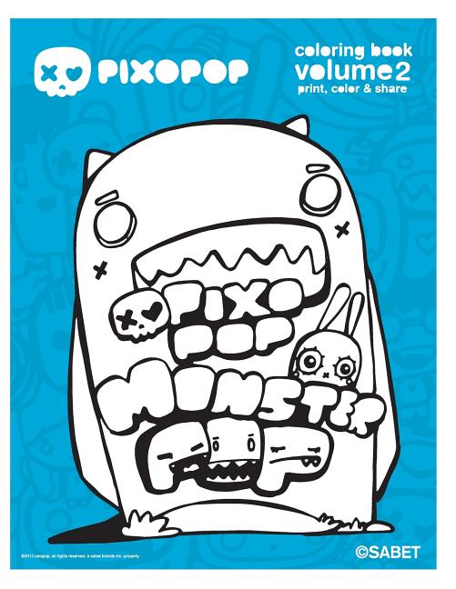 Pixopop Coloring Book Volume 2: Enjoy over 50 pixopop illustrations