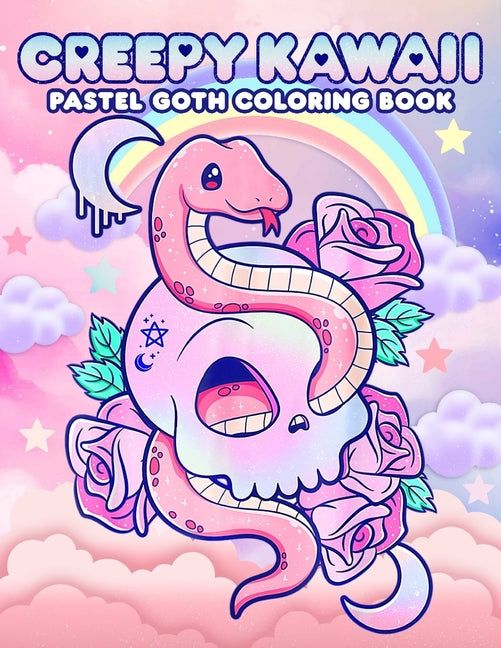 Creepy Kawaii Pastel Goth Coloring Book: A Unique Coloring Experience for Fans of Gothic Aesthetics