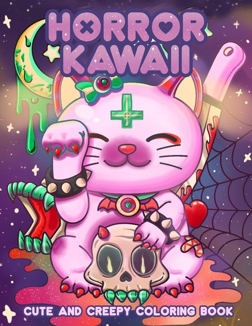 Creepy Kawaii Pastel Goth Coloring Book: A Coloring Book for Lovers of Kawaii and Creepy Things