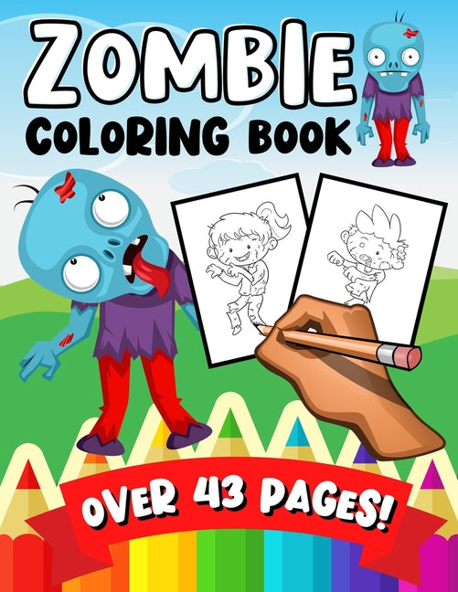 Zombie Coloring Book: A Fun & Learning Activity Colouring Book for Kids